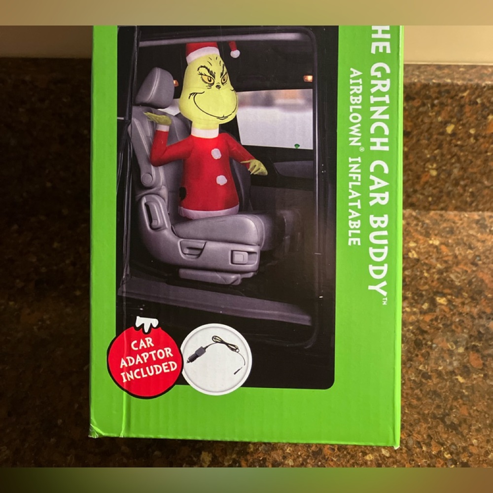 Fun,fun,fun! Grinch ride along buddy for car. Great gag gift or millennial gift!